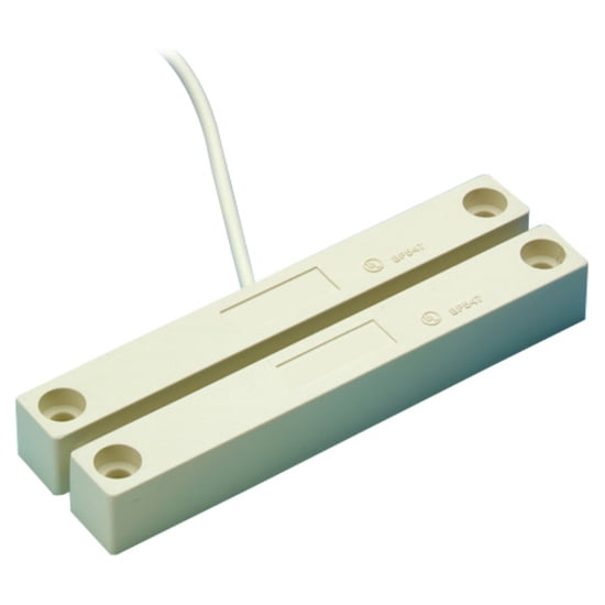 Honeywell Home 7945WH XTP Surface Mount Magnetic Contact with 6ft. Leads & Surge Protection, 2-1/2" Wide Gap, White
