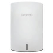 White electronic device with branding on a white background