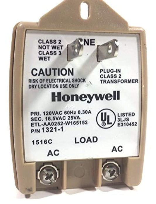 Honeywell Home 1321-1 Transformer, 16.5VAC 25VA