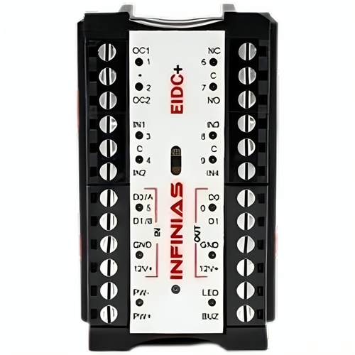 infinias S-EIDC+ Ethernet-Enabled Integrated Door Controller, PoE Powered, Supports Wiegand/OSDP Readers