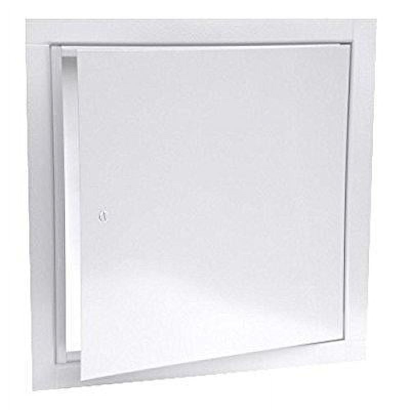 Multi Purpose Metal Access Panel, Cam Lock, 8"Wx8"H, White
