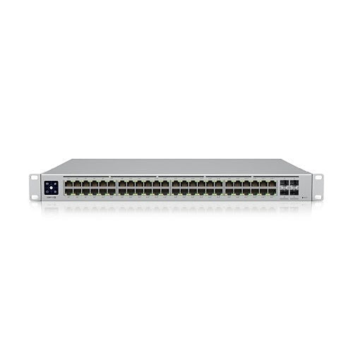Network switch on a white background