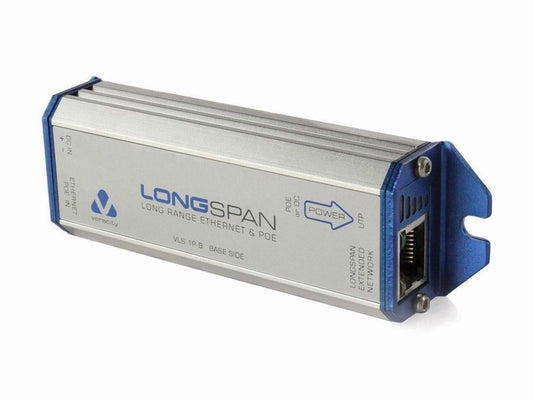 Veracity VLS-1P-B LONGSPAN Base Long Distance, Point to Point, 10/100 Ethernet and PoE Extender