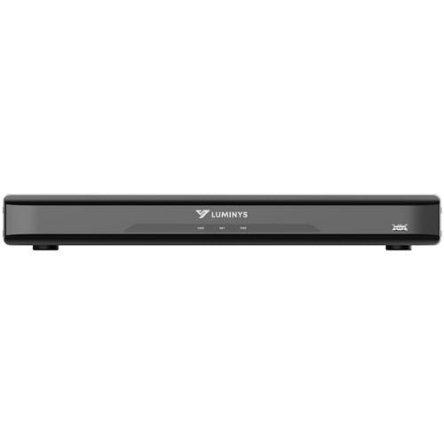 Luminys R32-8PA4 R3 Starter Series 8MP 8-Channel NVR, 1U 8-Port PoE, 2 SATA, Analytics by Camera, 4TB