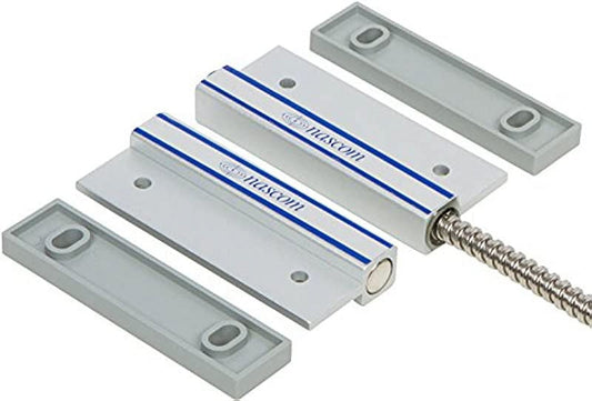 Nascom - N505AU/ST - Man Door Surface Mount Aluminum Steel Door Switch Featuring No Dead Spot Technology