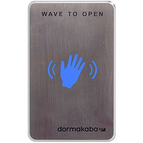 RCI 910TC Touchless Wave to Open Switch with Waving Hand, Stainless Steel