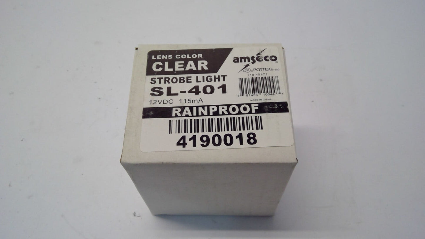 Potter SL-401-C 60,000 Candle Power Output Strobe, Clear (4190018)