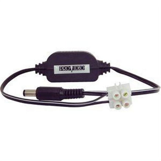 Speco VID2412CONV 24VAC to 12VDC CCTV Power Converter with DC Plug Cable