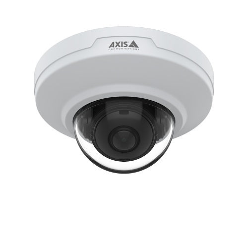 AXIS M3086-V M30 Series 4MP Fixed Mini Dome WDR IP Camera, 2.4mm Lens, White, (Replaces M3066-V)