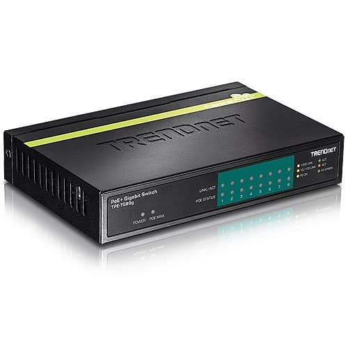 TRENDnet TPE-TG80g 8-Port Gigabit PoE+ Switch