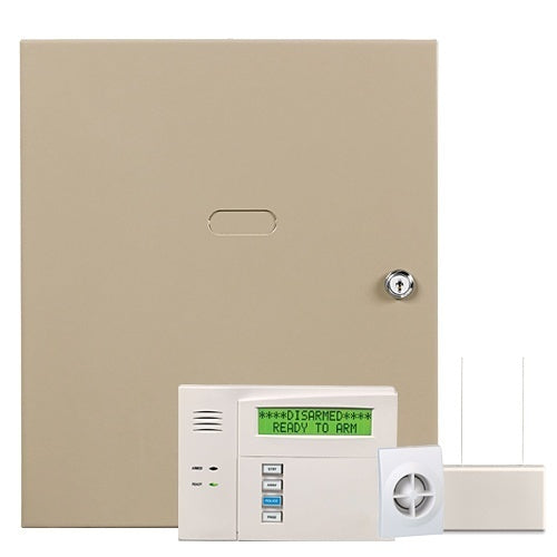 Honeywell Home V128BP-KT58 VISTA Light Commercial Burglary Alarm 128-Zones and 8-Partitions, Custom Alpha Display Keypad, Unlimited Zone Light Commercial Fire Wireless Receiver and Two-Tone Siren Kit