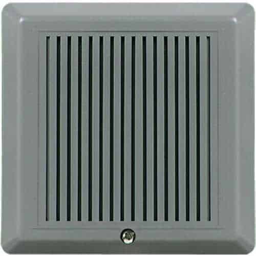 Edwards Signaling 860 Series Horn, flush or panel mount, designed for indoor use, 106dB@1m/96dB@10ft, 24AC/DC, 0.072/0.022A