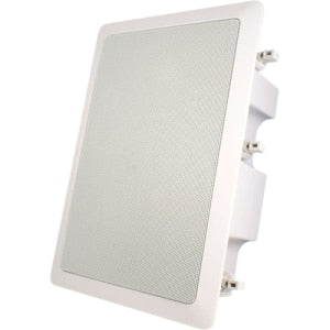 Speco SP6MAWT MA Series 6.5" In-Wall Speaker, 40W RMS, Fiberglass Cone and Backbox, White