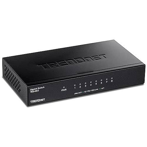 TRENDnet TEG-S83 8-Port Gigabit Desktop Switch