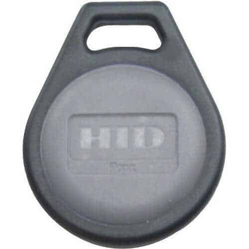 HID 1346LNSNN ProxKey III 1346 Key fob, Programmed, Black Front, HID Logo Back, No Numbers
