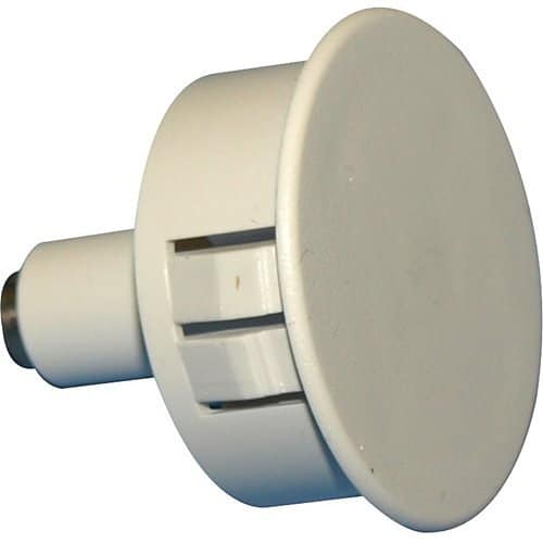 GRI M-180 Magnet in Case, 3/4” Diameter, Steel Door, Recessed, White 10 pack
