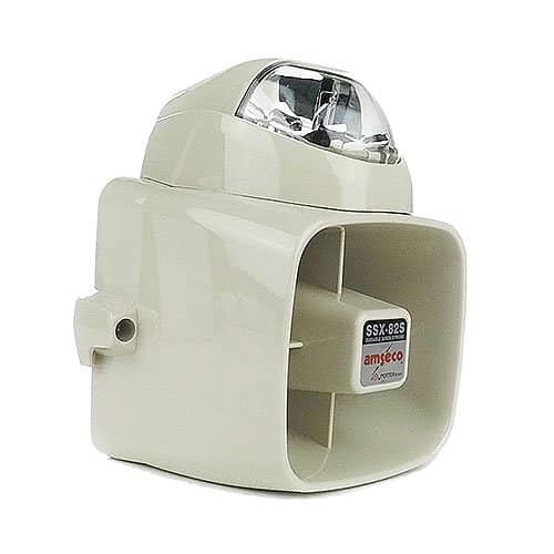 Potter SSX-82SC 127dB Durable Siren Strobe, Clear Lens Color (4150035)