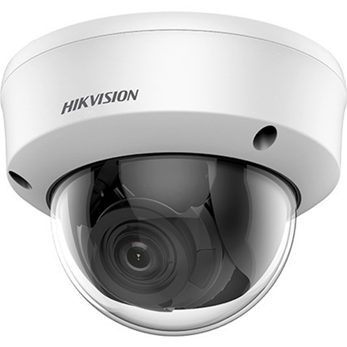 Hikvision ECT-D32V2 2MP Outdoor EXIR Dome Analog Camera, 2.8-12mm Varifocal Lens, White image 0