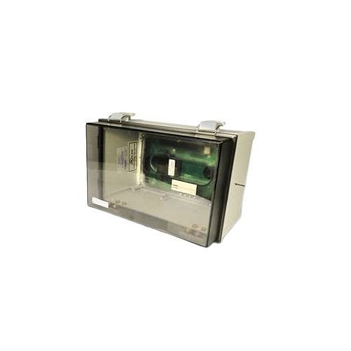 Electrical panel box on a white background