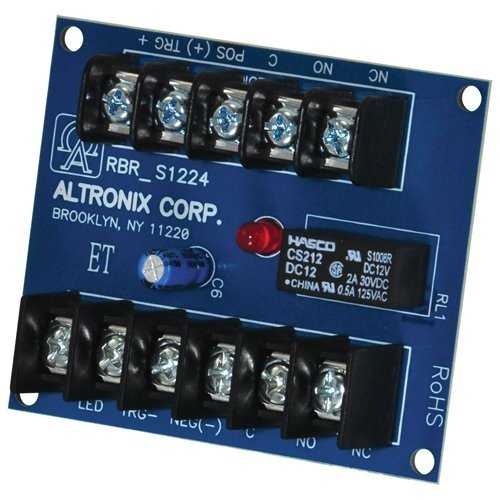 Altronix RBR1224 Toggle/Ratchet Relay Module