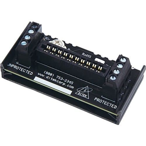 Electronic component with 'Ditek' branding on a white background