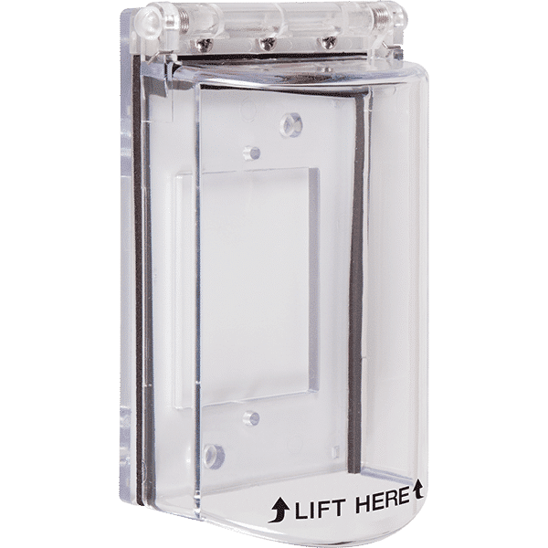 Safety Technology International, Inc. STI-6518 Bopper Stopper with Spring Loaded Hinge - Clear Protective Cover