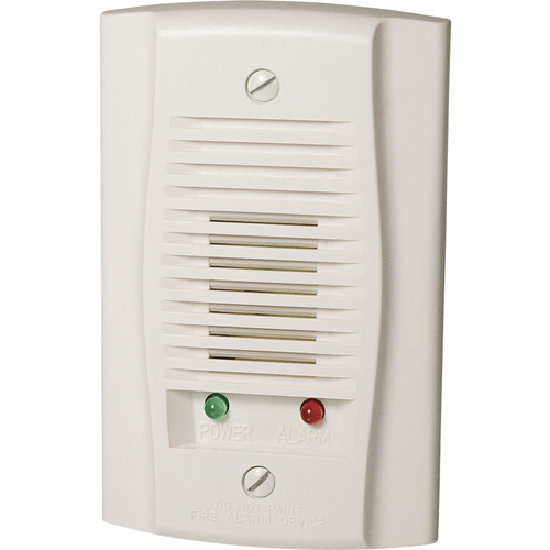 White electronic device with a power indicator on a white background