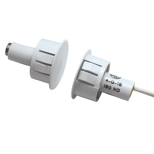 GRI 180-12WG 3/4" Steel Door Recessed Switch Set, Wide Gap, 10W, White 10 pack