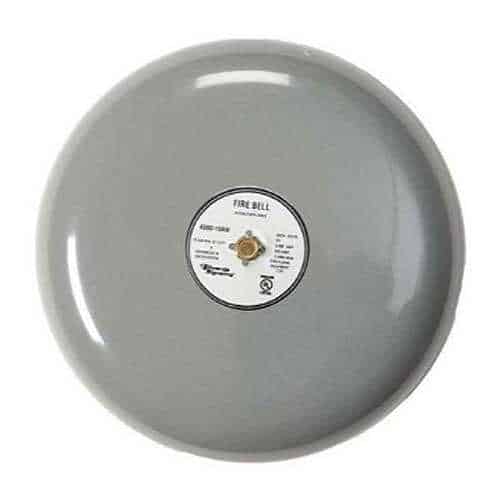 Kidde 439D-10AW 10 inch Fire Alarm Bell, Gray, 24V DC, 0.85 A