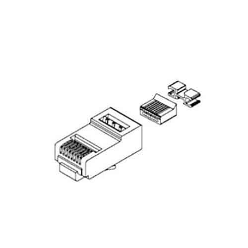 Belden CAPFCF-B25 Field Crimped Plug 8MOD (RJ45) CAT6, CAT6A Shielded Kit