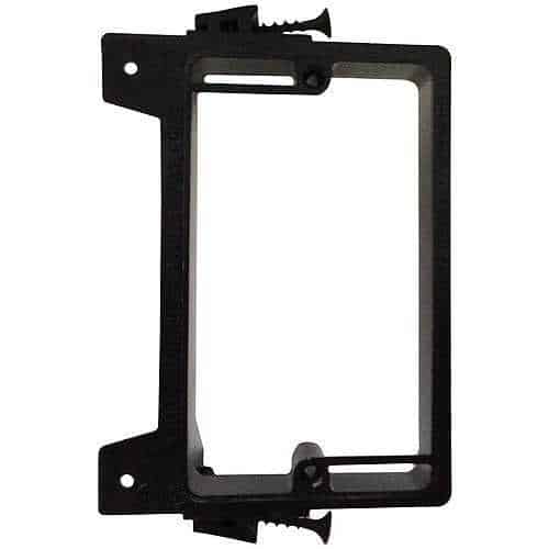 Arlington LVS1 Screw on Low Voltage Mounting Brackets for New Construction, Single Gang, 10-pack (LVS110)