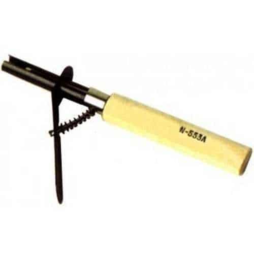 A specialized extraction tool, likely used for removing lamps or small electronic components from tight spaces
