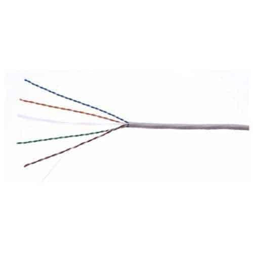 ADI PRO 0E-CAT6RWH CAT6 Riser Cable, 23/4 Solid BC, Unshielded, UTP, CMR/FT4, 1000' (304.8m) Reel in Box, White