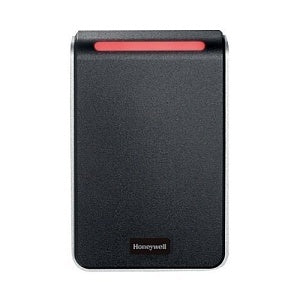 Honeywell access control card reader on a white background