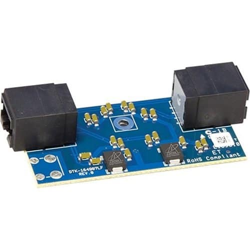 Electronic circuit board with components on a white background