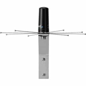 Outdoor antenna on a white background
