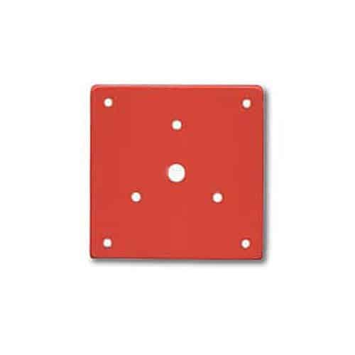 Eaton SHMP-R UL Listed adapter plate, Designed to Mount the STH-15SR-ULC Horn Speaker to RSSP Strobe Mounting Plate, Red