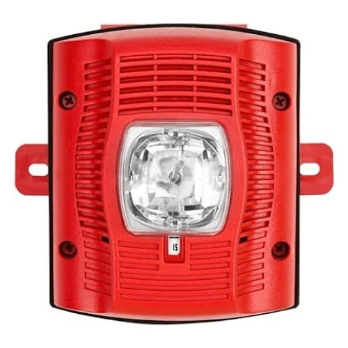 System Sensor SPSRKLED Outdoor LED Speaker Strobe Wall, Fire, Red