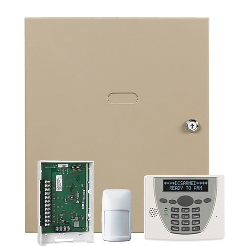 Honeywell Home V128BPTKT915 Intrusion Kit with VISTA-128BPT Commercial Burglary Panel, (3) 6460W Keypad, (2) DT8035V Motion Sensor, 4208SN V-Plex 8-Zone Interface Module