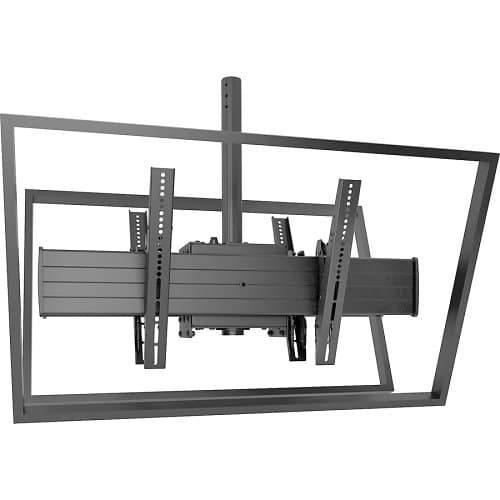 Chief XCB1U Fusion X-Large Single Pole Flat Panel Ceiling Mount, for 55 - 100" Displays, 200 lbs. Max, TAA Compliant, Black