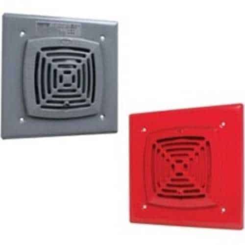 Edwards Signaling 870 Series Vibrating Horn, flush mount, heavy duty die-cast housing, 15.1 VA per lamp, 5.2 ohm DC coil res, 24AC, 0.63A