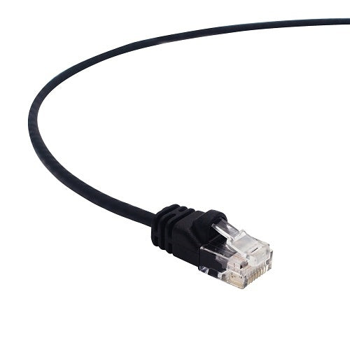 ADI PRO 0E-C6ATHBK56 C6A Slim Patch Cable, 5', 6-Pack, Black