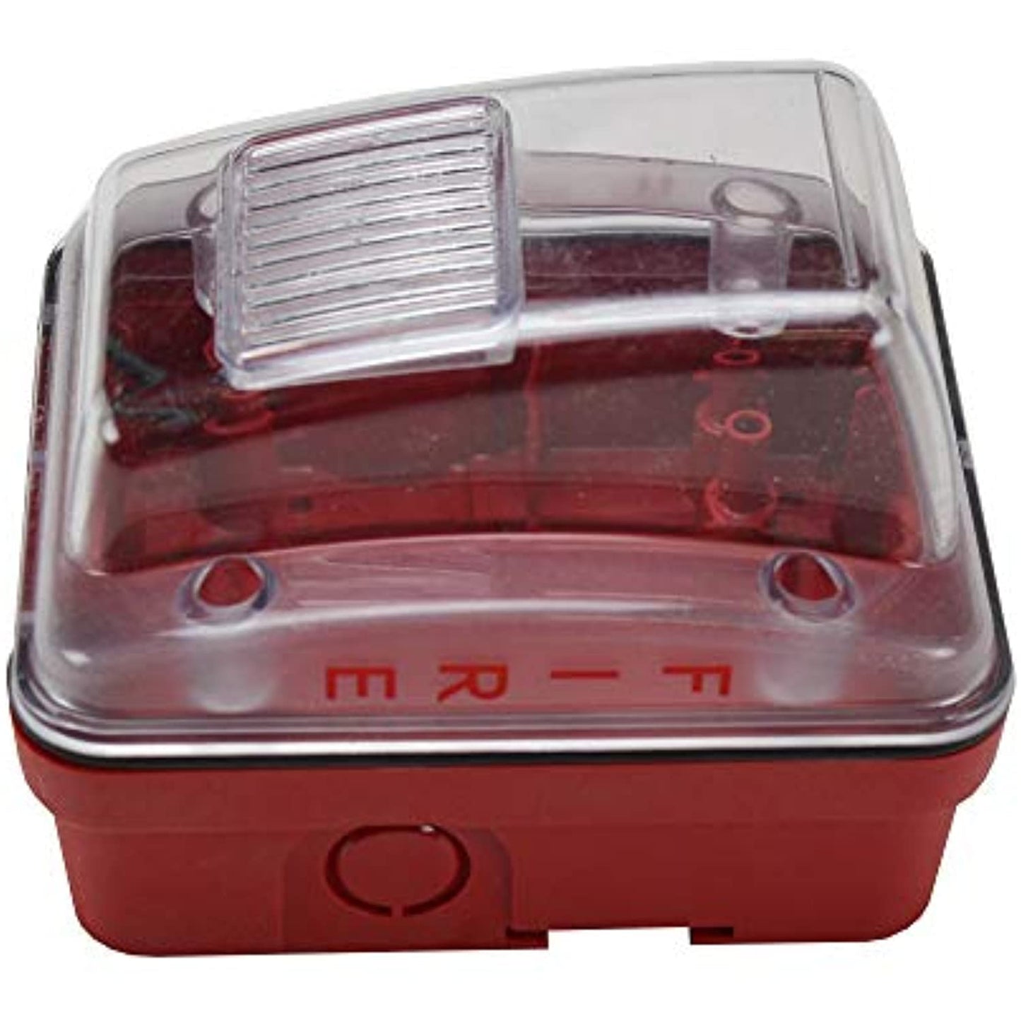 Gentex GOE-R Outdoor Enclosure Back Box, Red Faceplate
