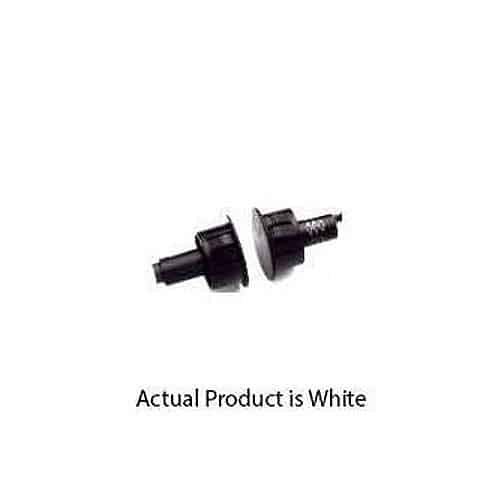 GRI 194-12WG 1" Steel Door Recessed Switch Set, Wide Gap, 5W, 175VDC, 0.25 Amp, Open/Closed SPDT, C, White