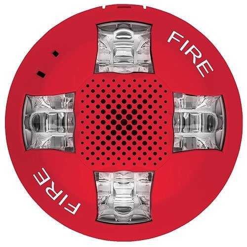 Kidde EGCAVRF Genesis EGC Ceiling Horn/Strobe, Red