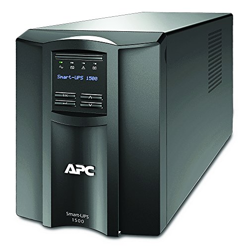 APC 1500VA Smart UPS with SmartConnect, SMT1500C Sinewave UPS Battery Backup, AVR, 120V, Line Interactive Uninterruptible Power Supply Black