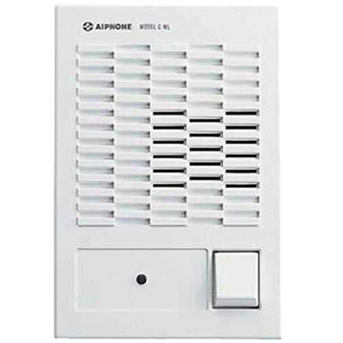 White intercom system panel with Aiphone branding on a white background