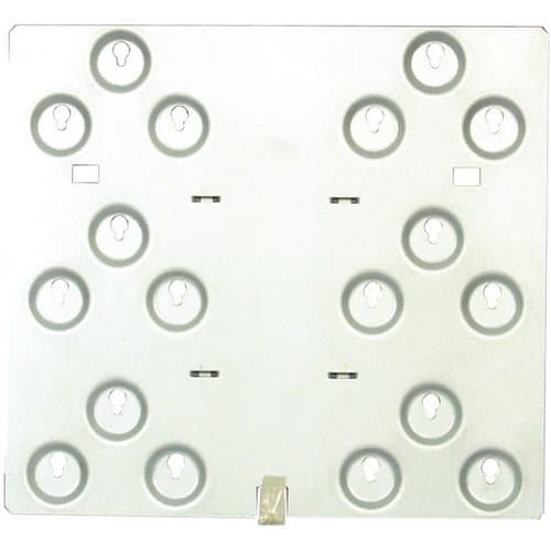 Radionix D9002-5 Mounting Plate, 6-Location, 3-Hole, 5-Pieces