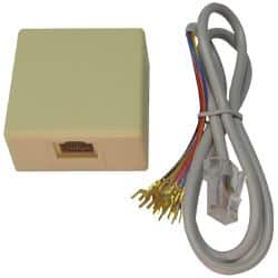 ADI PRO 0E-RJ31XSET3 Surface Mount RJ31X Jack and RJ45 2' Cable with Spades