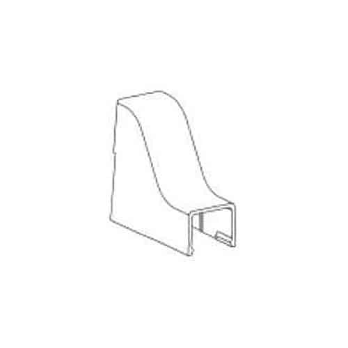 GRI E-Z 58 DC Duct Raceway Drop Ceiling Connector, ABS Platic, 6-Pack, White